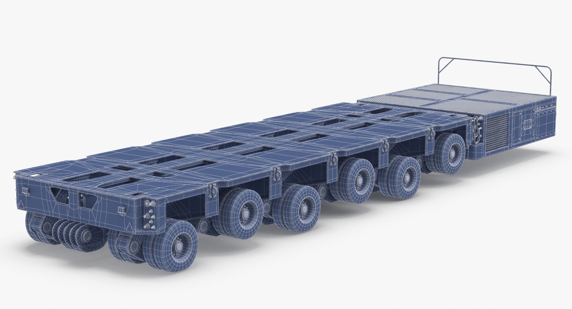 6 Axle Lines Modular 3D Model - TurboSquid 1652253