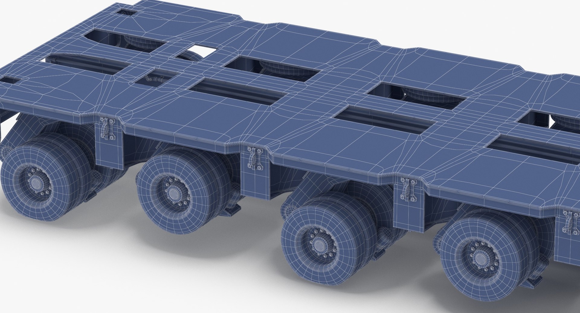 6 Axle Lines Modular 3D Model - TurboSquid 1652253