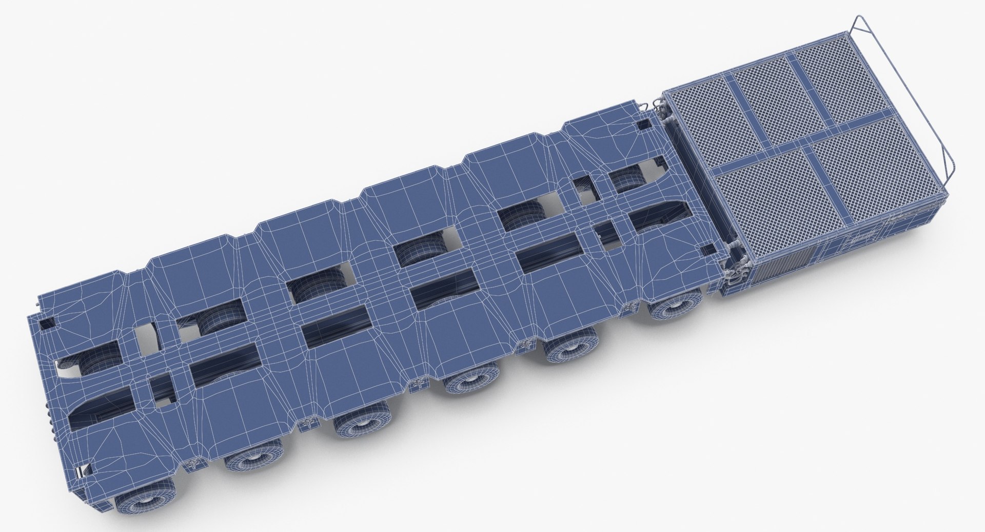 6 Axle Lines Modular 3D Model - TurboSquid 1652253