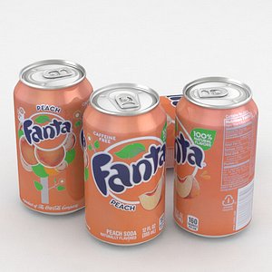 Beverage Can Fanta Peach 12fl oz