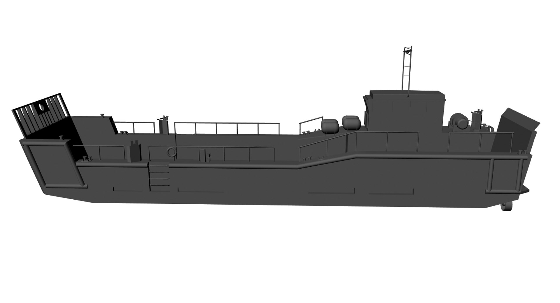 3d Model Lcu Mk-10