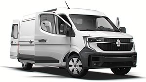 Renault Master L3H2 Van HQ Interior 2024 3D