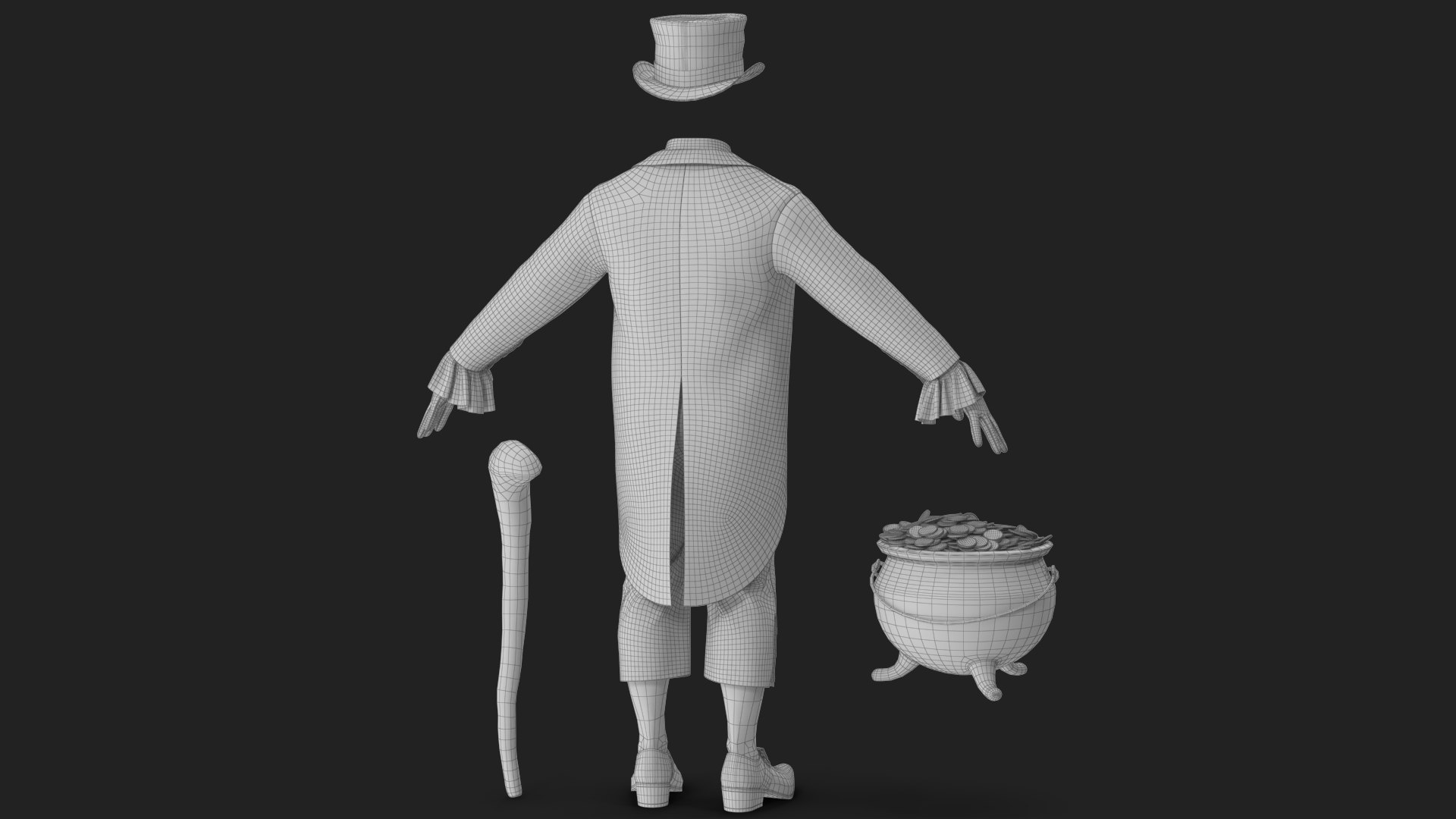 3D model Leprechaun Costume 6 https://p.turbosquid.com/ts-thumb/zj/iNYoXg/4q/wireframe_04/jpg/1663926267/1920x1080/fit_q87/3806e7952babbcecbe2ba2d26fef07274feb83dc/wireframe_04.jpg