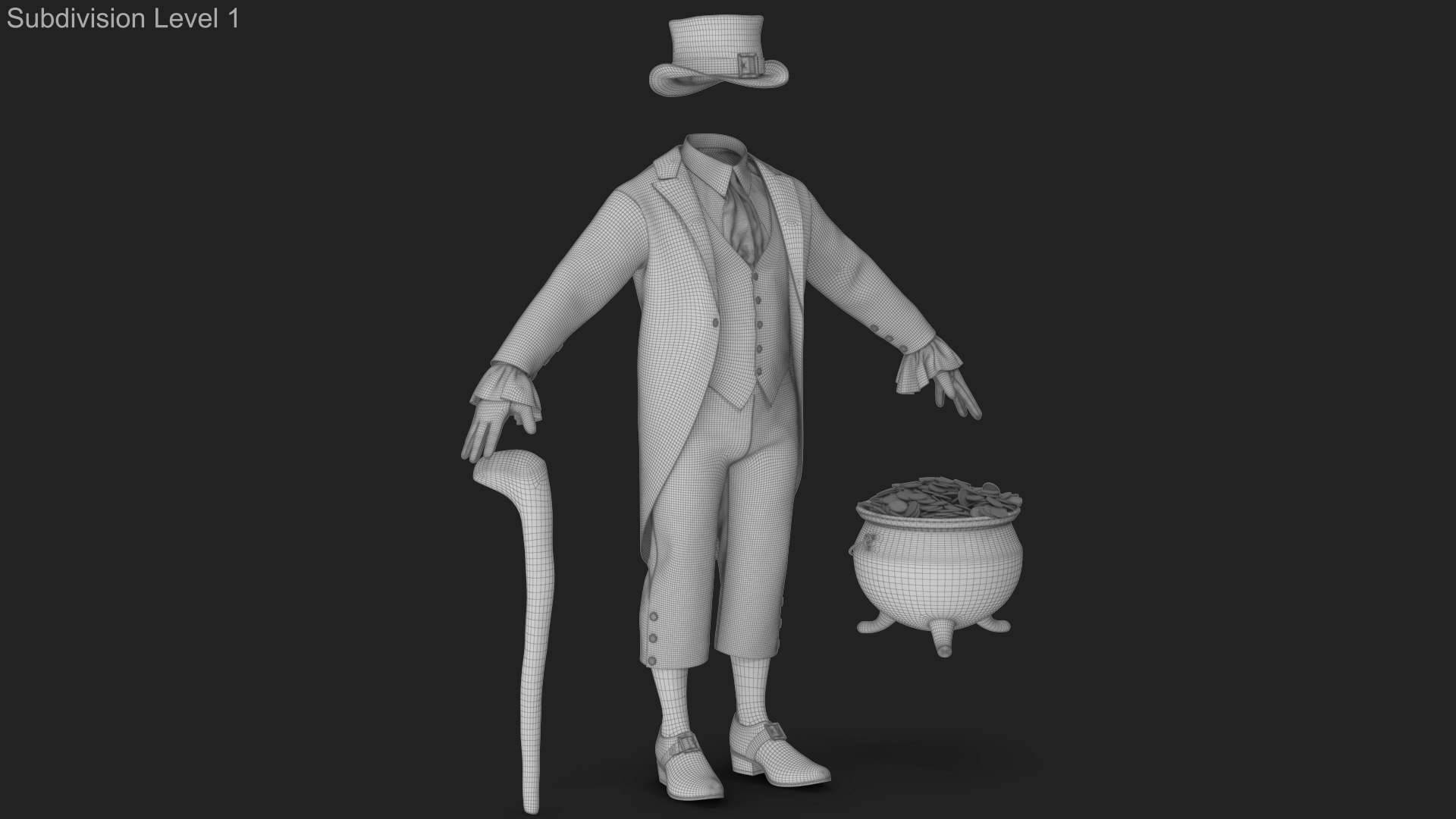 3D model Leprechaun Costume 6 https://p.turbosquid.com/ts-thumb/zj/iNYoXg/Ij/wireframe_01/jpg/1663926265/1920x1080/fit_q87/e78cb0e2ad2021fe56bc7c00213e0d974fdba8b2/wireframe_01.jpg