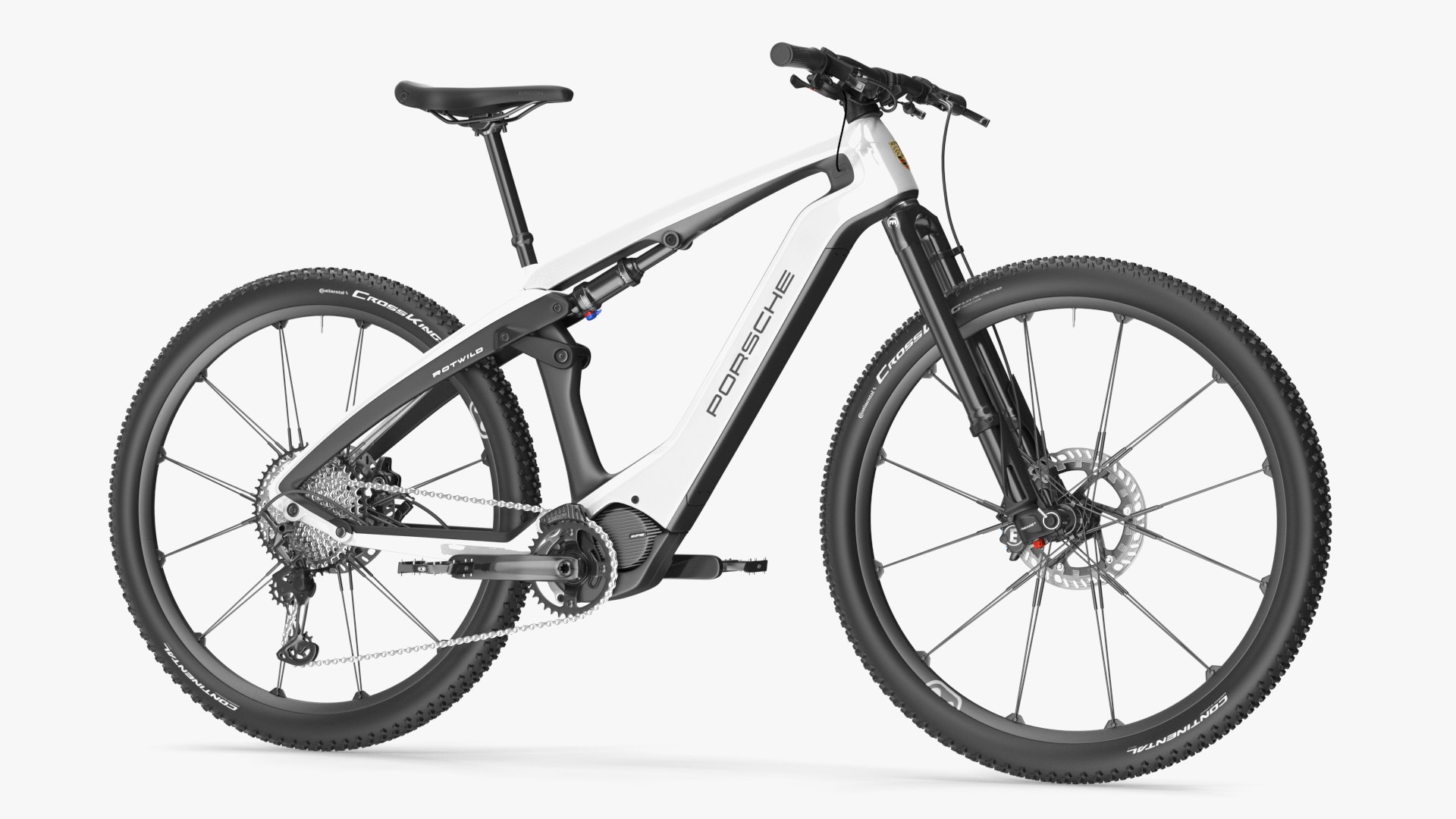 Prohobits Porsche eBike - Porsche eBike Cross White 3D model preview