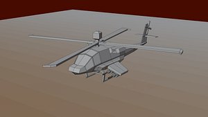 helicopter 3D model