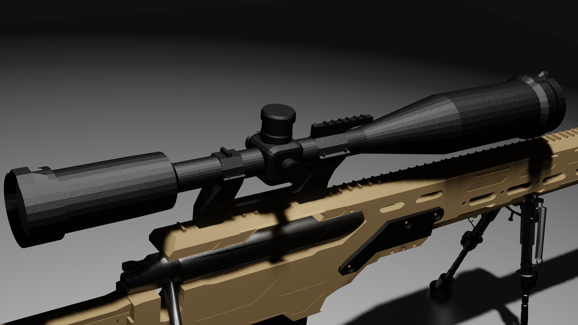3D Model CDX Sniper Rifle - TurboSquid 1804468