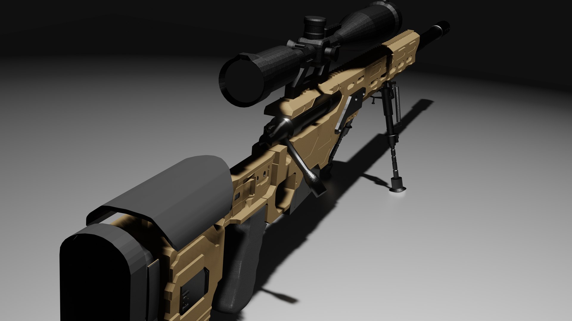 3D Model CDX Sniper Rifle - TurboSquid 1804468