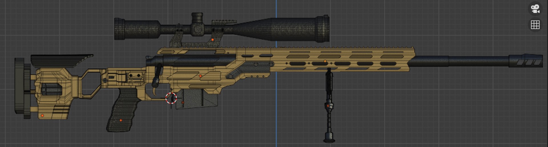 3D Model CDX Sniper Rifle - TurboSquid 1804468