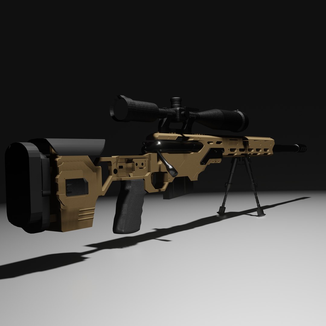 3D Model CDX Sniper Rifle - TurboSquid 1804468