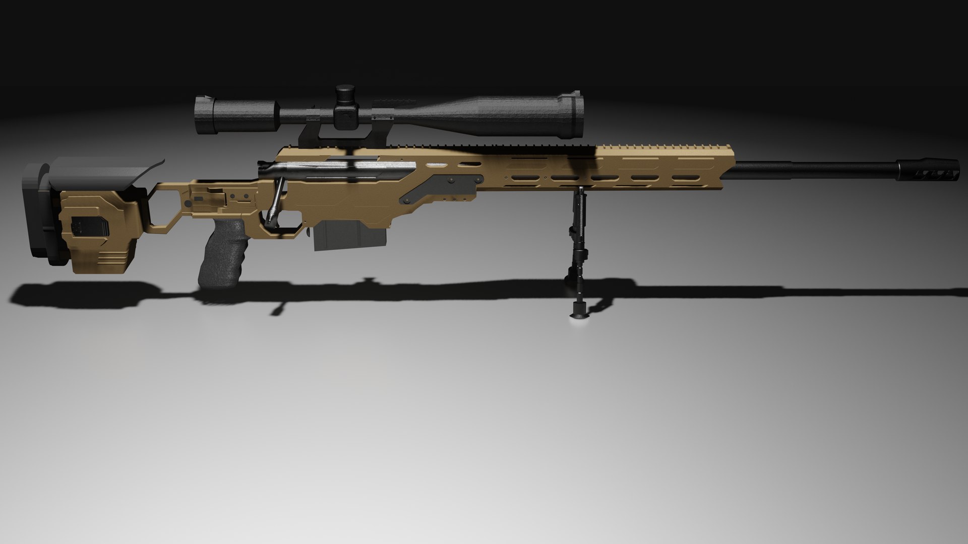 3D Model CDX Sniper Rifle - TurboSquid 1804468