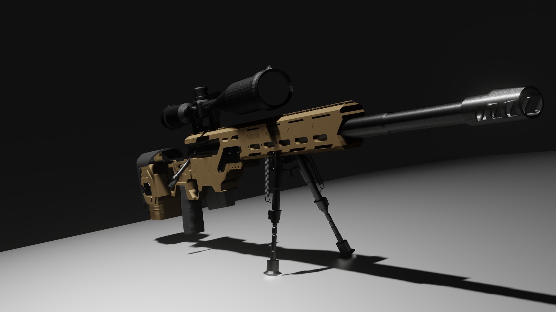 3D Model CDX Sniper Rifle - TurboSquid 1804468