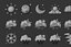 Paquete de iconos 3D del tiempo