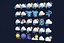 Paquete de iconos 3D del tiempo
