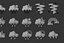 Paquete de iconos 3D del tiempo