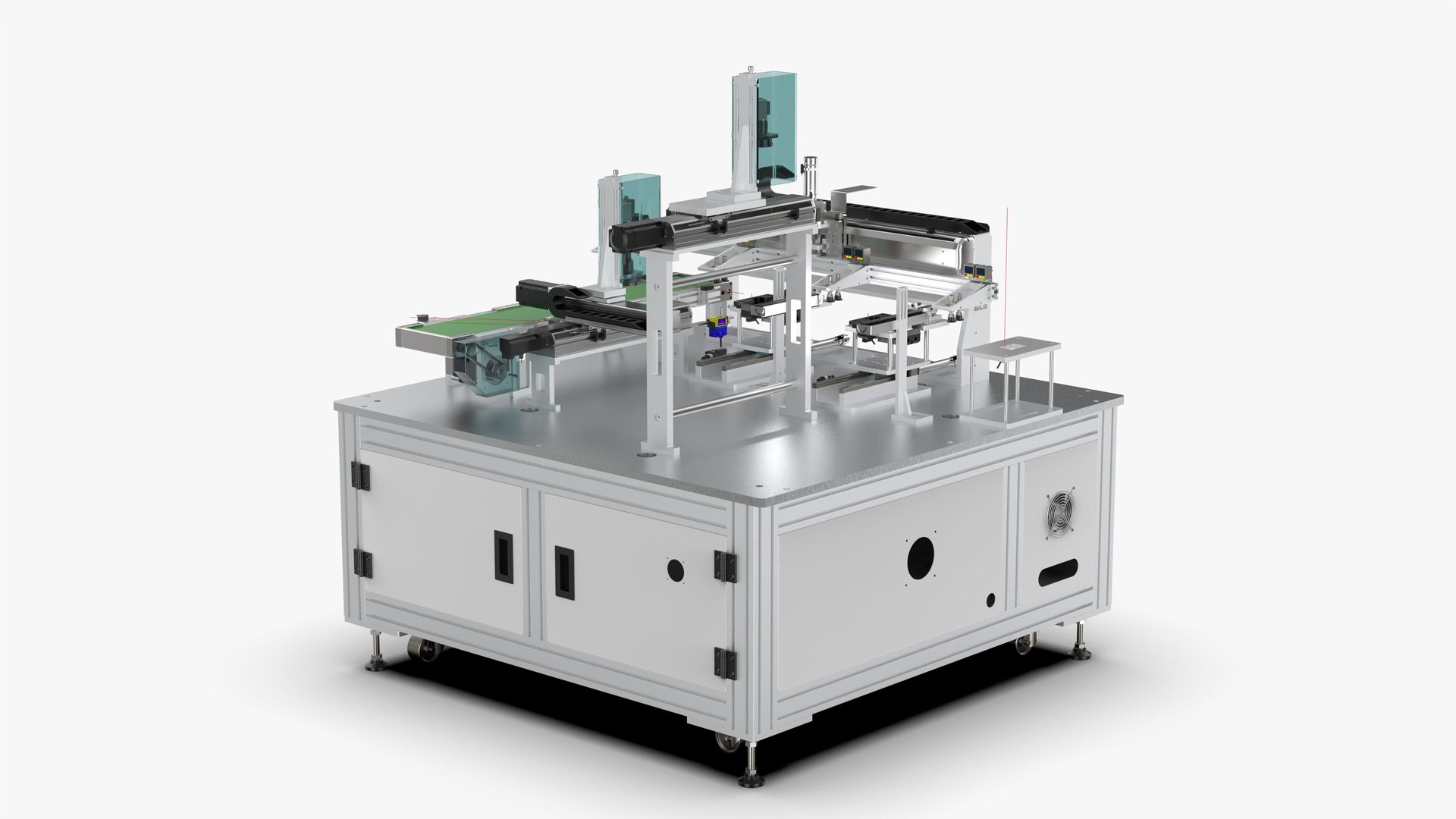 Automatic Power Battery Detection Machine 3D Model - TurboSquid 2212018