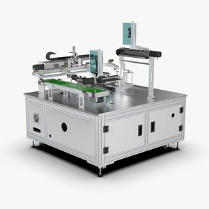 Automatic Power Battery Detection Machine 3D model