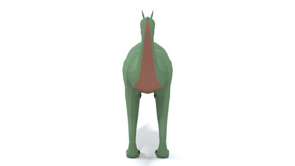 modelo 3d Dinosaurio Dilophosaurus de dibujos animados de Low Poly ...