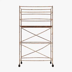 3D old scaffolding