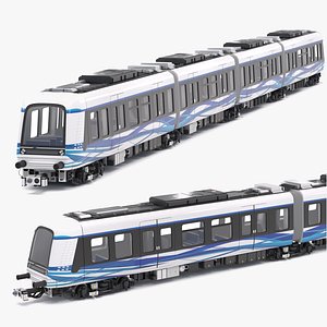 Hitachi Rail Driverless Metro Thessaloniki 3D model