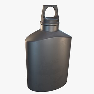 3D model Flask Canister Black