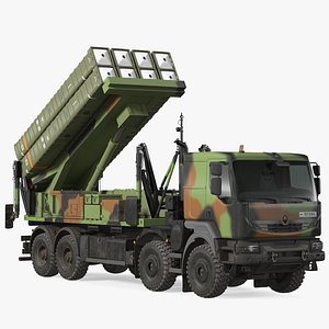 SAMP-T Medium Range Air Defense Missile System Rigged