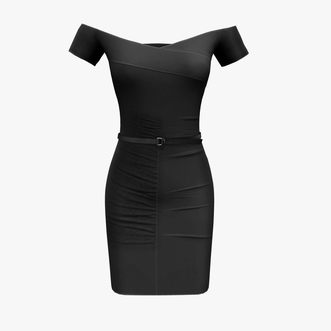 Black Dress 3D - TurboSquid 1817236