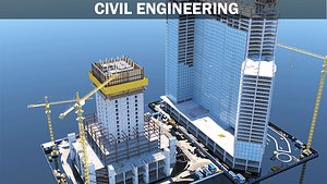 Underconstruction Building 2 3D model