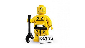 Lego Demolition Dummy - Rigged Minifigure - 8683-8