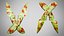Knife 9 Dark Lime FT With Blood