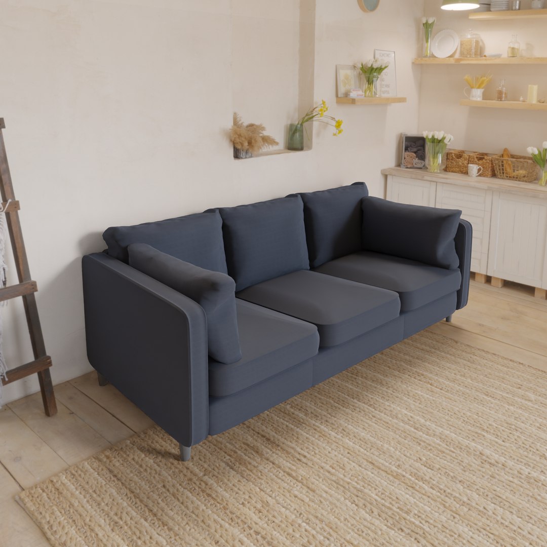 Sofa 3 Seats By ASHLEY KENNEWICK 3D Model TurboSquid 2069113