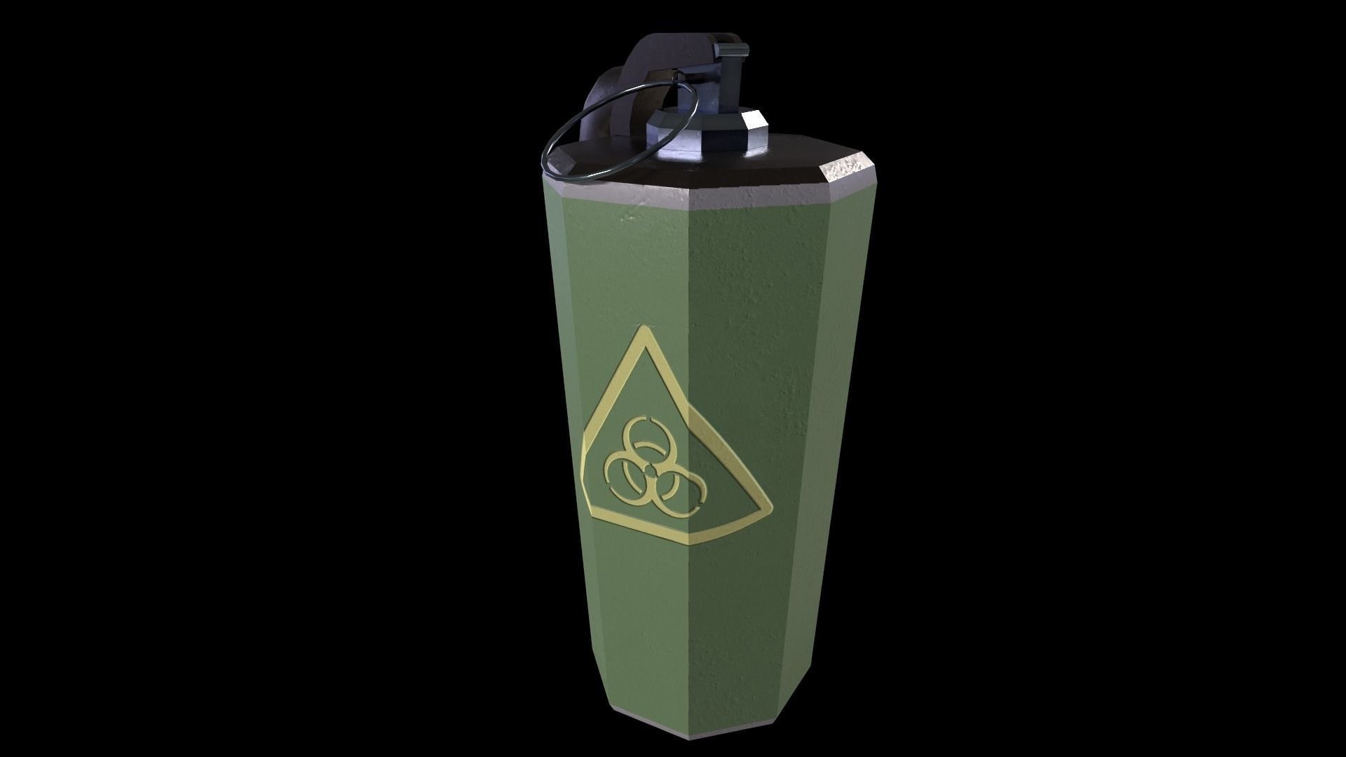 Bomb Game Ready Low Poly PBR 3D Model 3D - TurboSquid 2182889