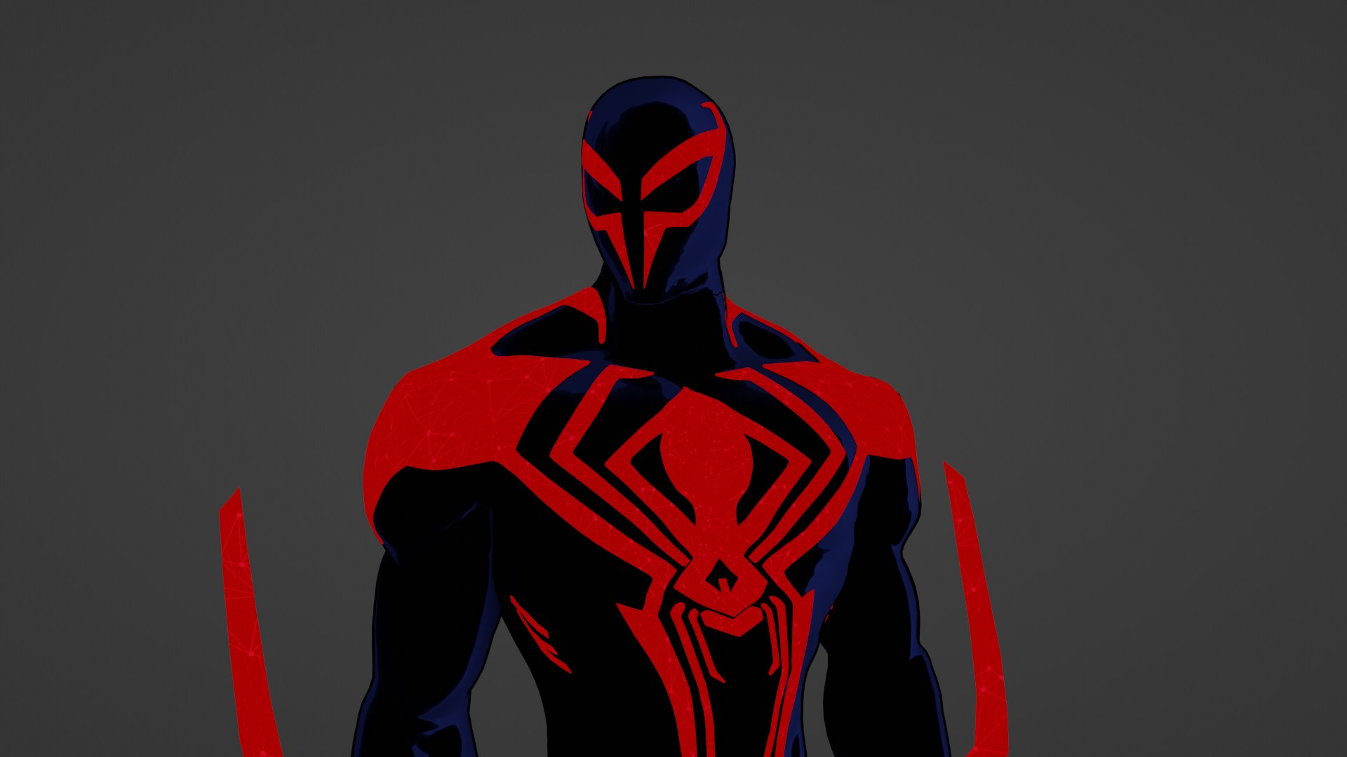 3D Across The Spider-Verse 2099 Spider-Man - TurboSquid 2040583