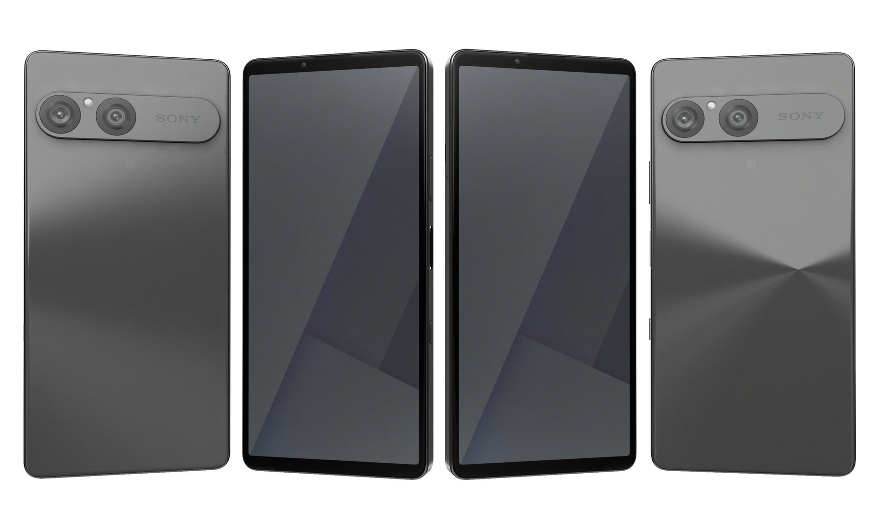 3D Sony Xperia 10 VII Charcoal Black - TurboSquid 2461156 Sony 