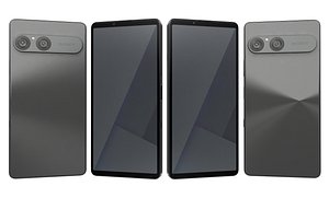 3D Sony Xperia 10 VII Charcoal Black