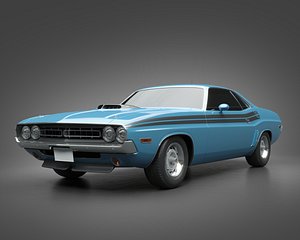 1971ダッジチャレンジャーTA3Dモデル - TurboSquid 1739225