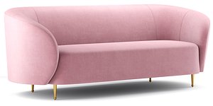 3D model lavilla velvet sofa