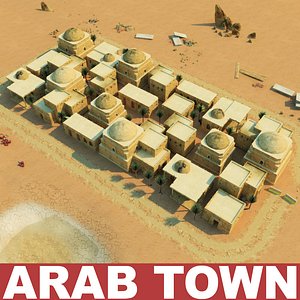 arab town 3d max