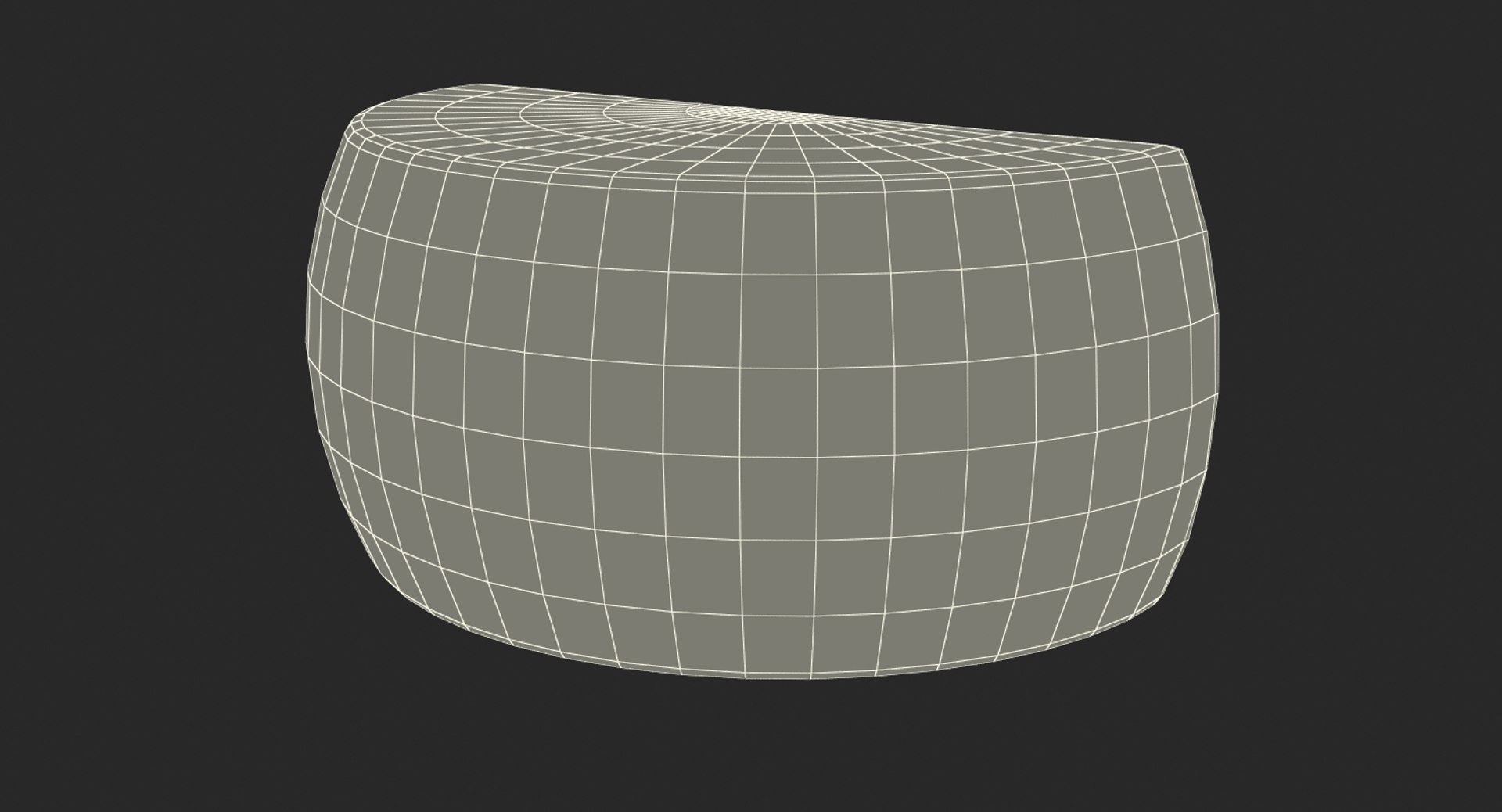 Parmesan cheese half wheel 3D TurboSquid 1288752