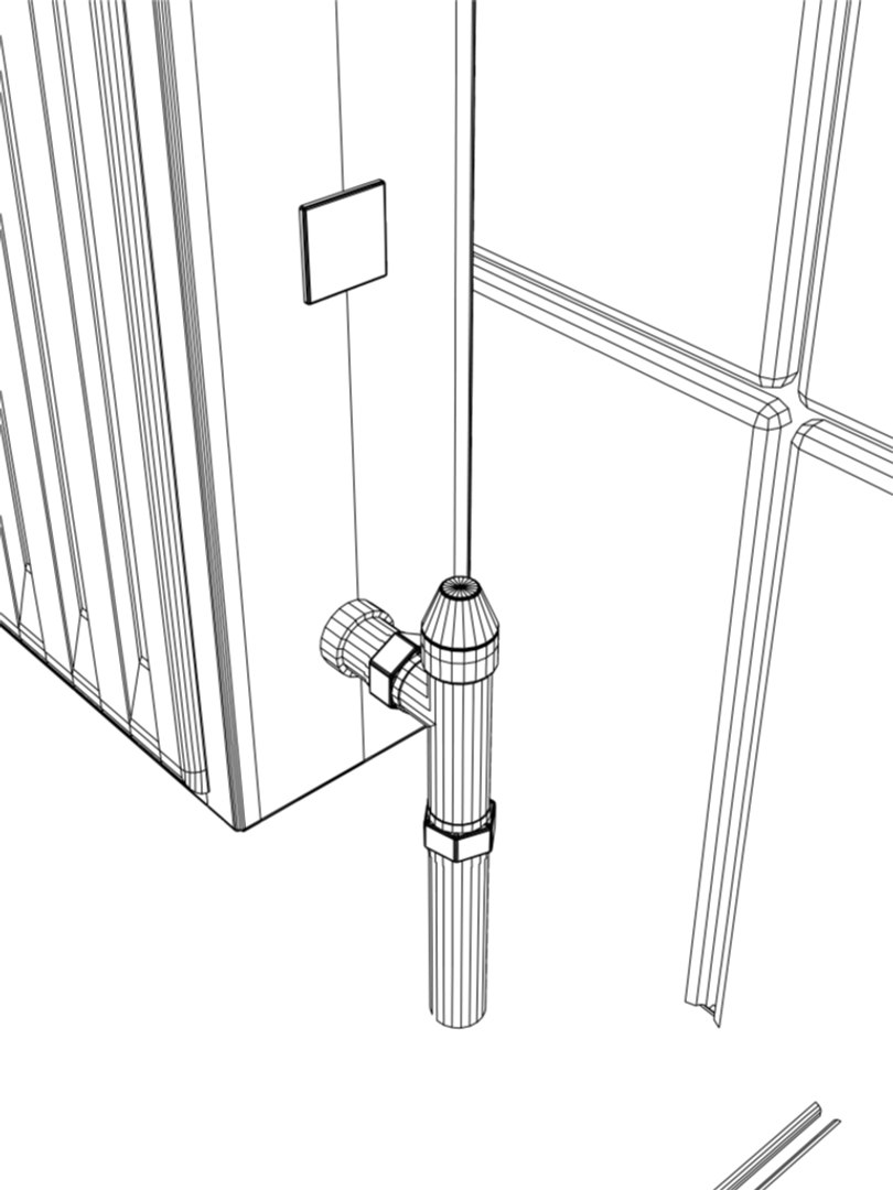 3d small radiator model