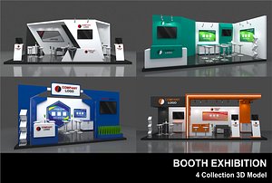 4 Booth exhibition modern