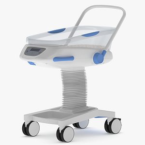 Medical Baby Crib New Born 3D model