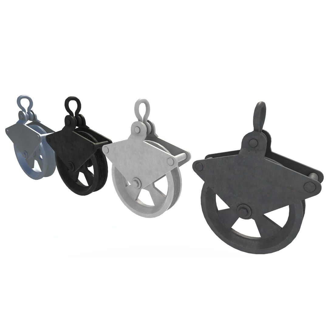 Rope Sheave 3D TurboSquid 1419367