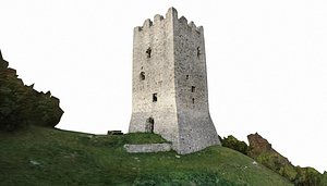 3D castle tower model