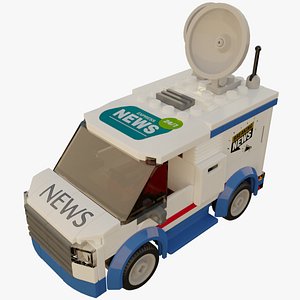 Lego News Car model