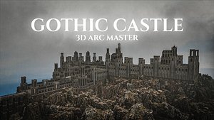GOTHIC CASTLE KITBASH PACK WITH SCENE FILE