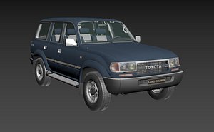 3D 1997 Toyota Land Cruiser J80 model