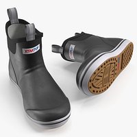XTRATUF Marine Waterproof Ankle Boots Black