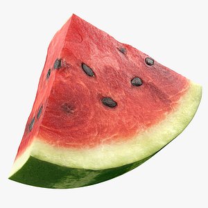 3D watermelon slice