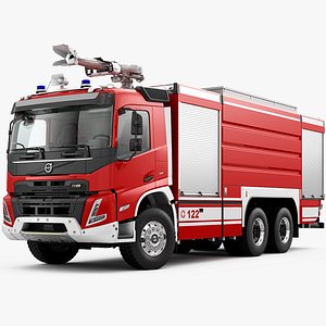 VOLVO FMX Fire Truck 3D model